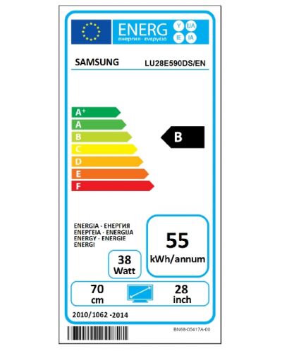Samsung U28E590DS, 28" LED, UHD 3840 x 2160, 370 cd/m2, Mega DCR - 6