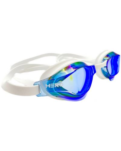 Състезателни очила за плуване HERO - Viper, бели/сини - 1