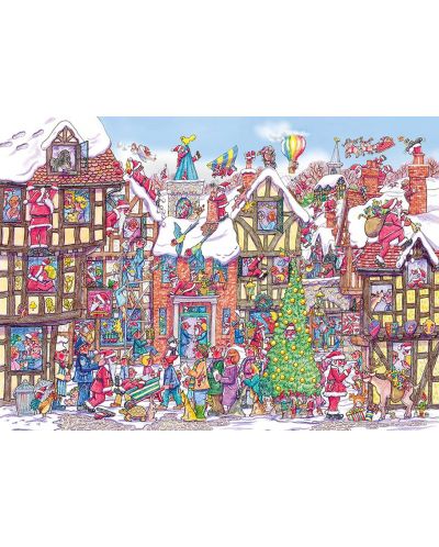 Пъзел-играчка за елха Gibsons от 250 части - Дядо Коледа, Арманд Фостър - 1