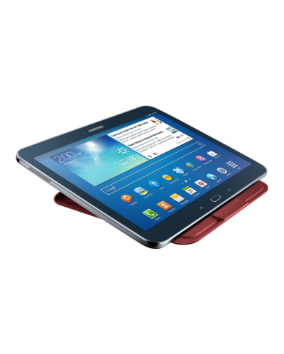 Samsung GALAXY Tab Pro 10.1" - черен + червен калъф-стойка - 16