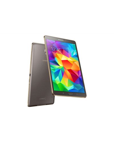 Samsung GALAXY Tab S 8.4" WiFi - Titanium Bronze + калъф Simple Cover Titanium Bronze - 5