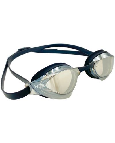 Състезателни очила за плуване HERO - Viper, черни/сиви - 1