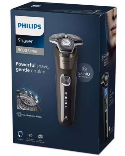 Самобръсначка Philips - S5886/30, 1 глава, черна - 4