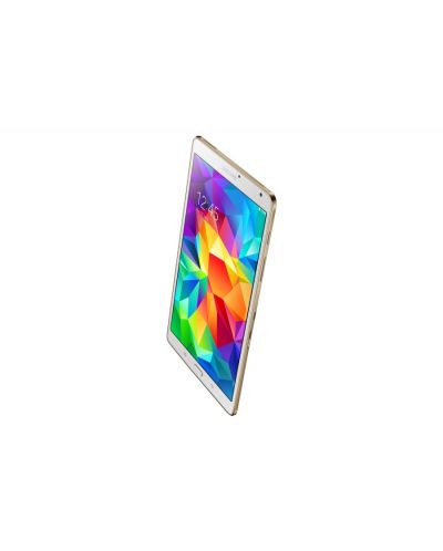 Samsung GALAXY Tab S 8.4" 4G/LTE - бял + калъф Simple Cover Titanium Bronze - 10