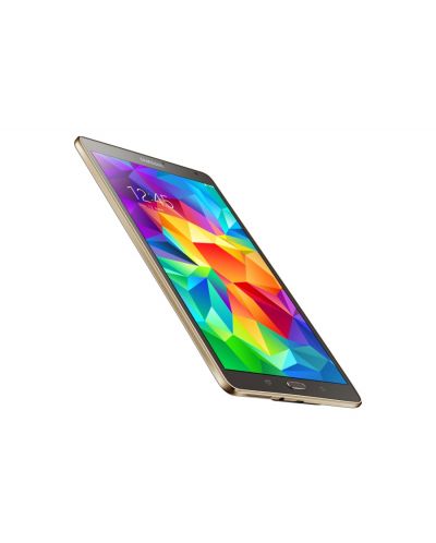 Samsung GALAXY Tab S 8.4" 4G/LTE - Titanium Bronze + калъф Simple Cover Titanium Bronze - 22