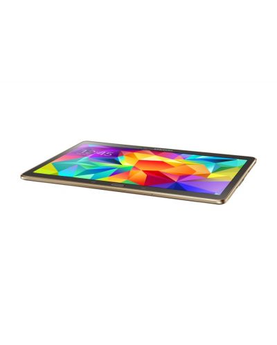 Samsung GALAXY Tab S 10.5" 4G/LTE - Titanium Bronze + калъф Simple Cover Titanium Bronze - 17
