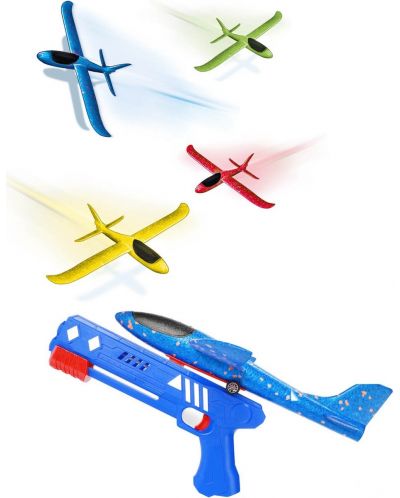 Самолет с изстрелвачка Toi Toys - Асортимент - 1