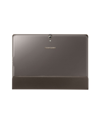 Samsung GALAXY Tab S 10.5" 4G/LTE - бял + калъф Simple Cover Titanium Bronze - 5