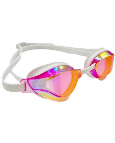 Състезателни очила за плуване HERO - Viper, бели/розови - 1