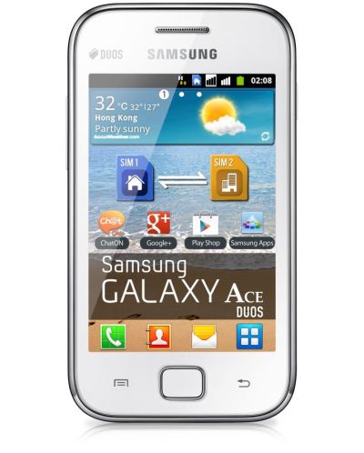 Samsung GALAXY ACE Duos - бял - 2