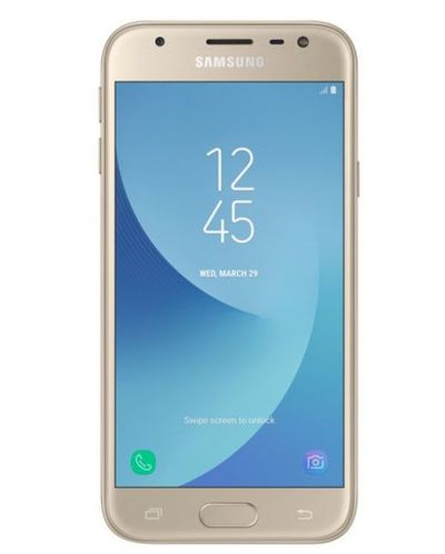 Смартфон Samsung GALAXY J3 2017 16GB Single Sim Gold - 1