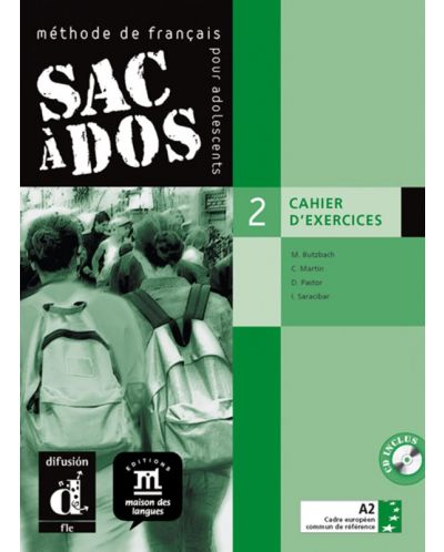 Sac à Dos: Френски език - ниво A2 + 2 CD (учебна тетрадка) - 1