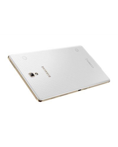 Samsung GALAXY Tab S 8.4" 4G/LTE - бял + калъф Simple Cover Titanium Bronze - 20