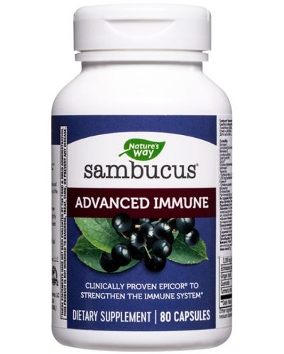Sambucus Advanced Immune, 80 капсули, Nature’s Way - 1
