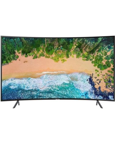 Телевизор Samsung 65NU7372 - 65", LED, UHD, Curved, черен - 2