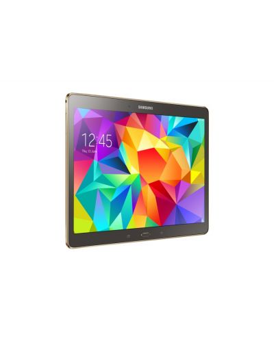 Samsung GALAXY Tab S 10.5" 4G/LTE - Titanium Bronze + калъф Simple Cover Titanium Bronze - 26
