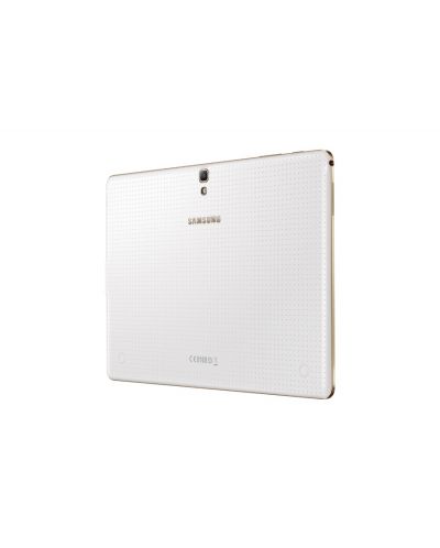 Samsung GALAXY Tab S 10.5" 4G/LTE - бял + калъф Simple Cover Titanium Bronze - 25