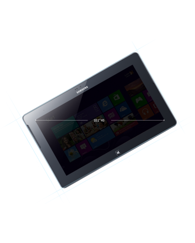 Samsung Tablet GT-P8510 ATIV TAB 32GB, 10.1", Windows RT - 3