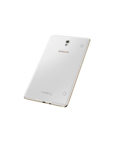 Samsung GALAXY Tab S 8.4" 4G/LTE - бял + калъф Simple Cover Titanium Bronze - 28