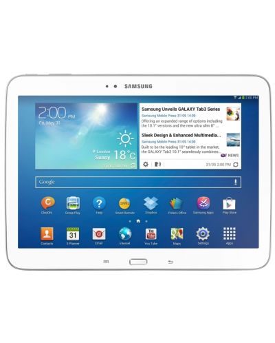 Samsung GALAXY Tab 3 10.1" WiFi - бял - 1
