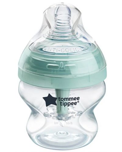 Самостерилизиращо се бебешко шише Tommee Tippee Advanced Anti-Colic+ - 0 м+, 150 ml