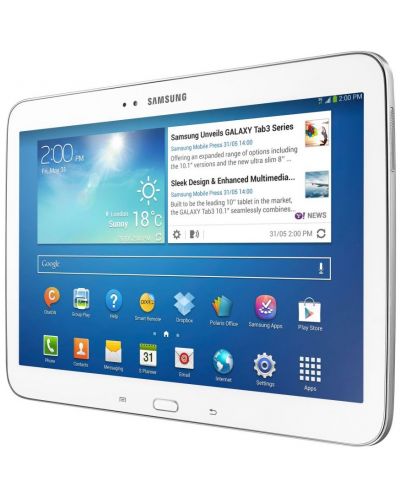 Samsung GALAXY Tab 3 10.1" 3G - бял - 1