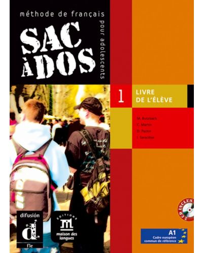 Sac à Dos: Френски език - ниво A1 + 2 CD - 1