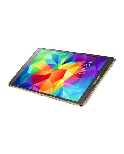 Samsung GALAXY Tab S 8.4" 4G/LTE - Titanium Bronze + калъф Simple Cover Titanium Bronze - 19