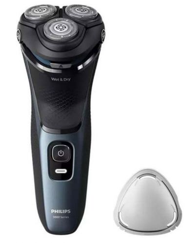 Самобръсначка Philips - S3144/00, 3 глави, тъмносиня - 2