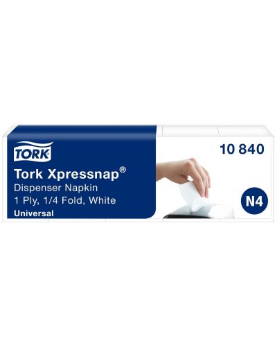 Салфетки за дозатор Tork - Xpressnap, N4, 8 х 1125 броя - 2