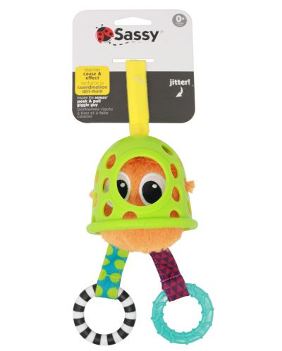 Детска играчка Sassy - Дръпни и погледни