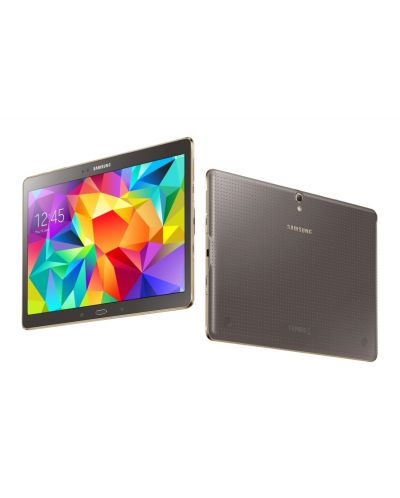Samsung GALAXY Tab S 10.5" 4G/LTE - Titanium Bronze + калъф Simple Cover Titanium Bronze - 16