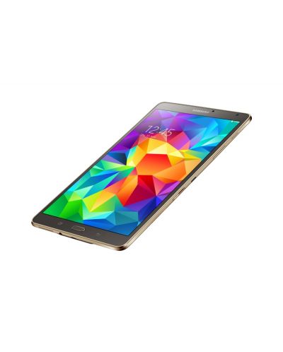 Samsung GALAXY Tab S 8.4" 4G/LTE - Titanium Bronze + калъф Simple Cover Titanium Bronze - 10