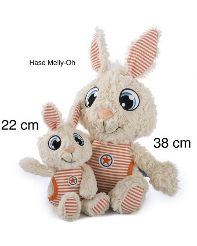 Плюшена играчка Nici - Зайчето Сънчо Hase Melly-Oh, 38 cm - 1