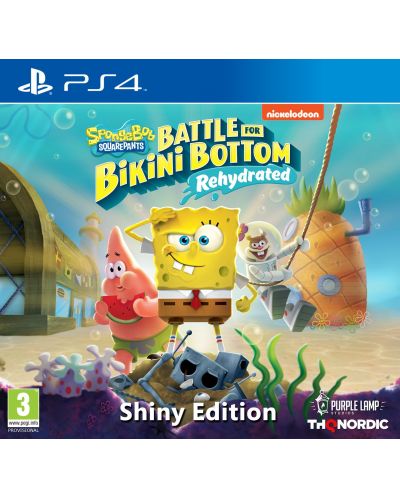 Spongebob SquarePants: Battle for Bikini Bottom - Rehydrated - Shiny Edition (PS4) - 1