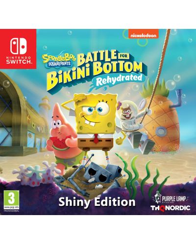 Spongebob SquarePants: Battle for Bikini Bottom - Rehydrated - Shiny Edition (Nintendo Switch) - 1