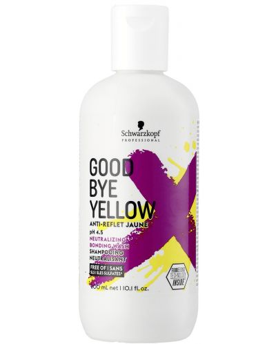Schwarzkopf Professional Неутрализиращ шампоан Goodbye Yellow, 300 ml - 1