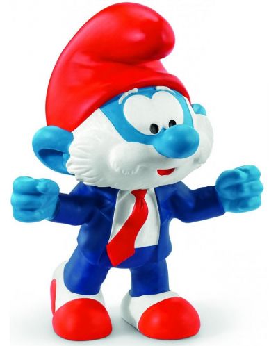 Фигурка Schleich The Smurfs - Татко смърф, треньор - 1