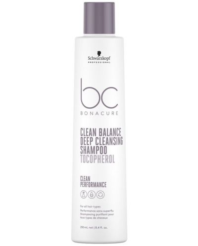 Schwarzkopf Professional BC Clean Balance Почистващ шампоан, 250 ml - 1