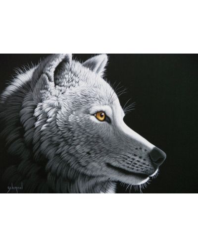 Пъзел Grafika от 1500 части - Светлината на вълка, Шим Шимел - 2