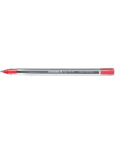 Химикалка Schneider Tops 505 M, червена - 3