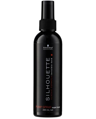 Schwarzkopf Professional Silhouette Суперсилен лак с помпа, 200 ml - 1