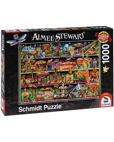 Пъзел Schmidt от 1000 части - Магическият свят на играчките, Ейми Стюарт - 1