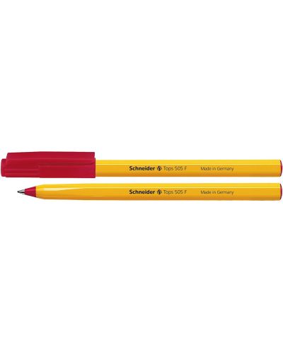 Химикалка Schneider Tops 505 F, червена - 1