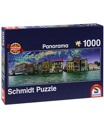 Панорамен пъзел Schmidt от 1000 части - Изглед към Венеция - 1