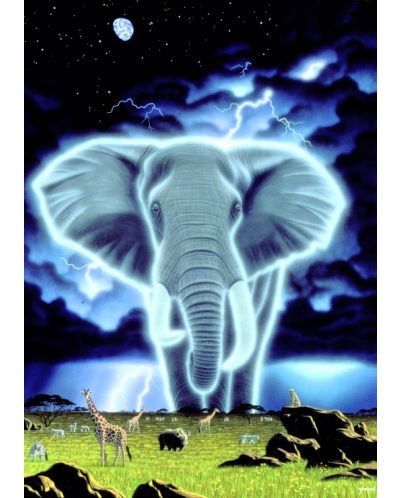 Пъзел Grafika от 1000 части - Духът на Африка, Шим Шимел - 1