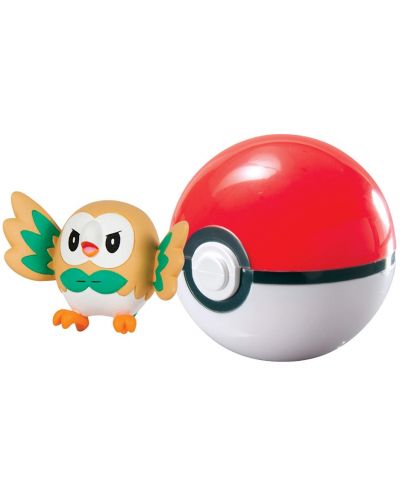 Екшън Poké топка Pokémon - Rowlet - 2