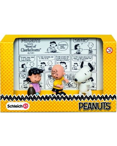 Комплект фигурки Schleich The Peanuts - Подаръчен, 3 броя - 1