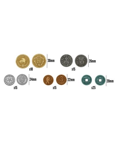 Scythe: Metal Coins Accessories - 3