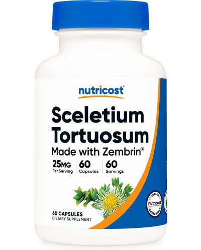 Sceletium Tortuosum, 60 капсули, Nutricost - 1